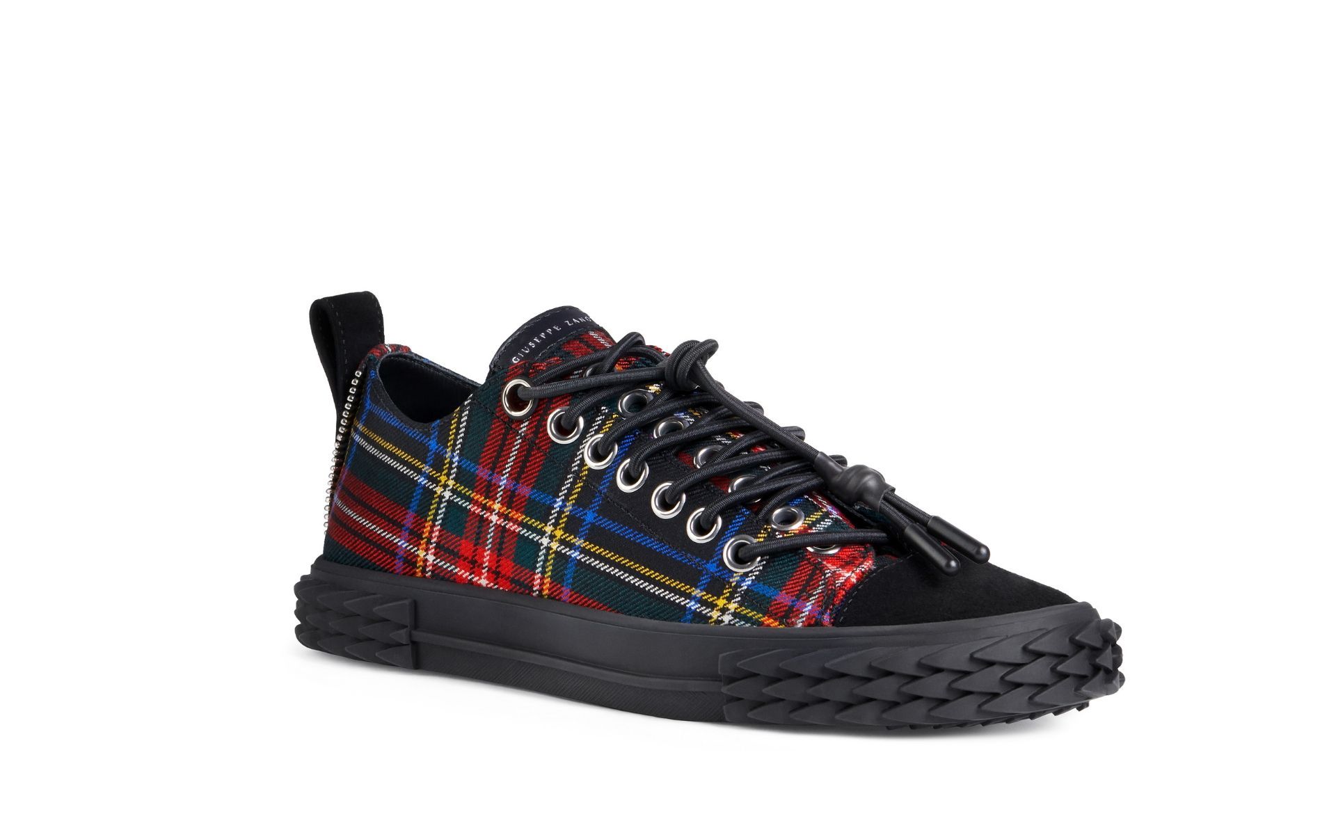 Go for edgy and youthful when shopping for the new dad with Giuseppe Zanotti's Blabber sneakers. (Photo credit: Giuseppe Zanotti)