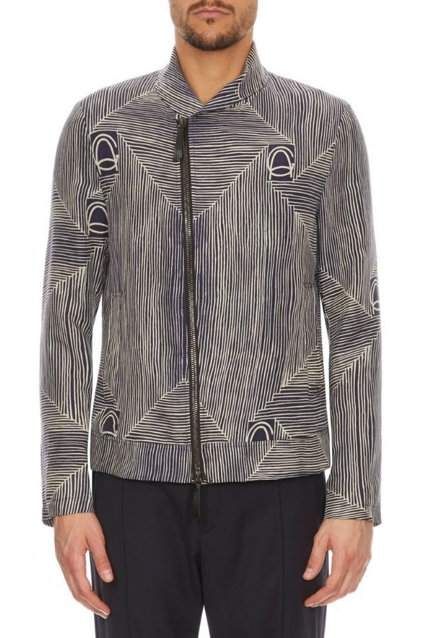 A great addition to a stylish dad's wardrobe is this artsy jacket by Giorgio Armani. (Photo credit: Giorgio Armani)