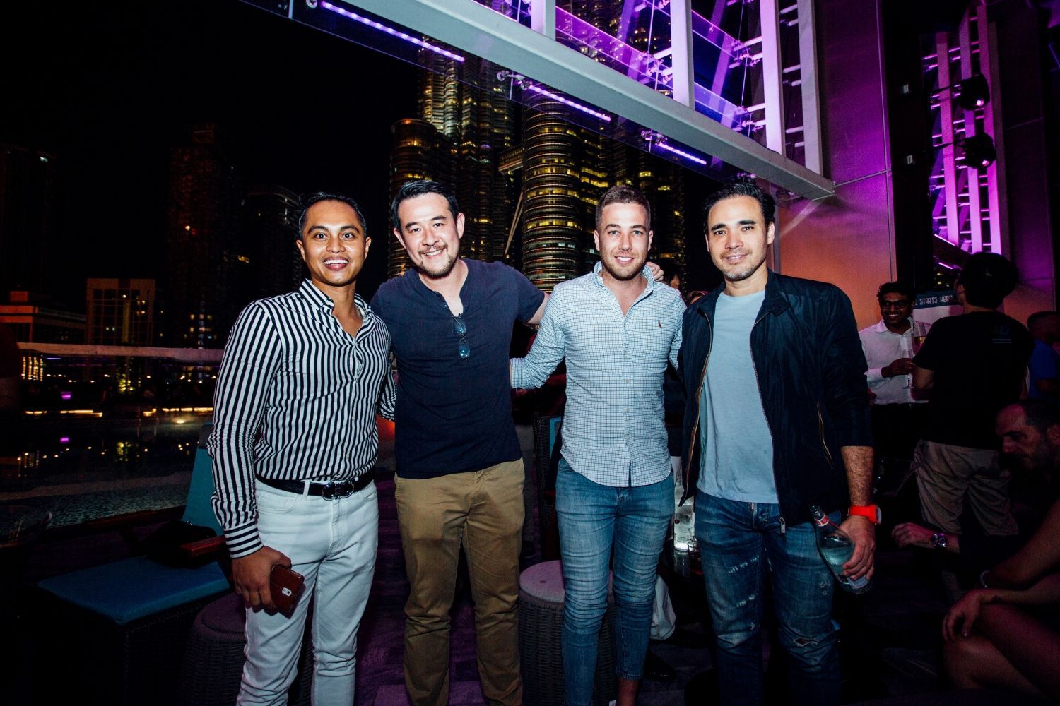 Farhan Yun, Kraka Splingaerd, Simon Hanlon and Patrick Grove