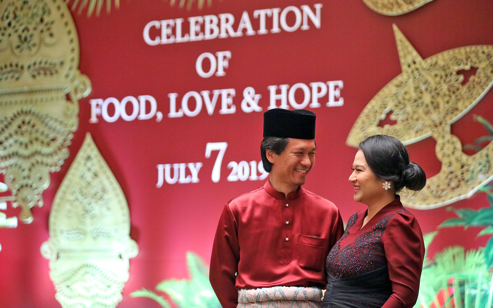 Datuk Mohd Omar Mustapha and Dato' Sri Rozita Ramelan