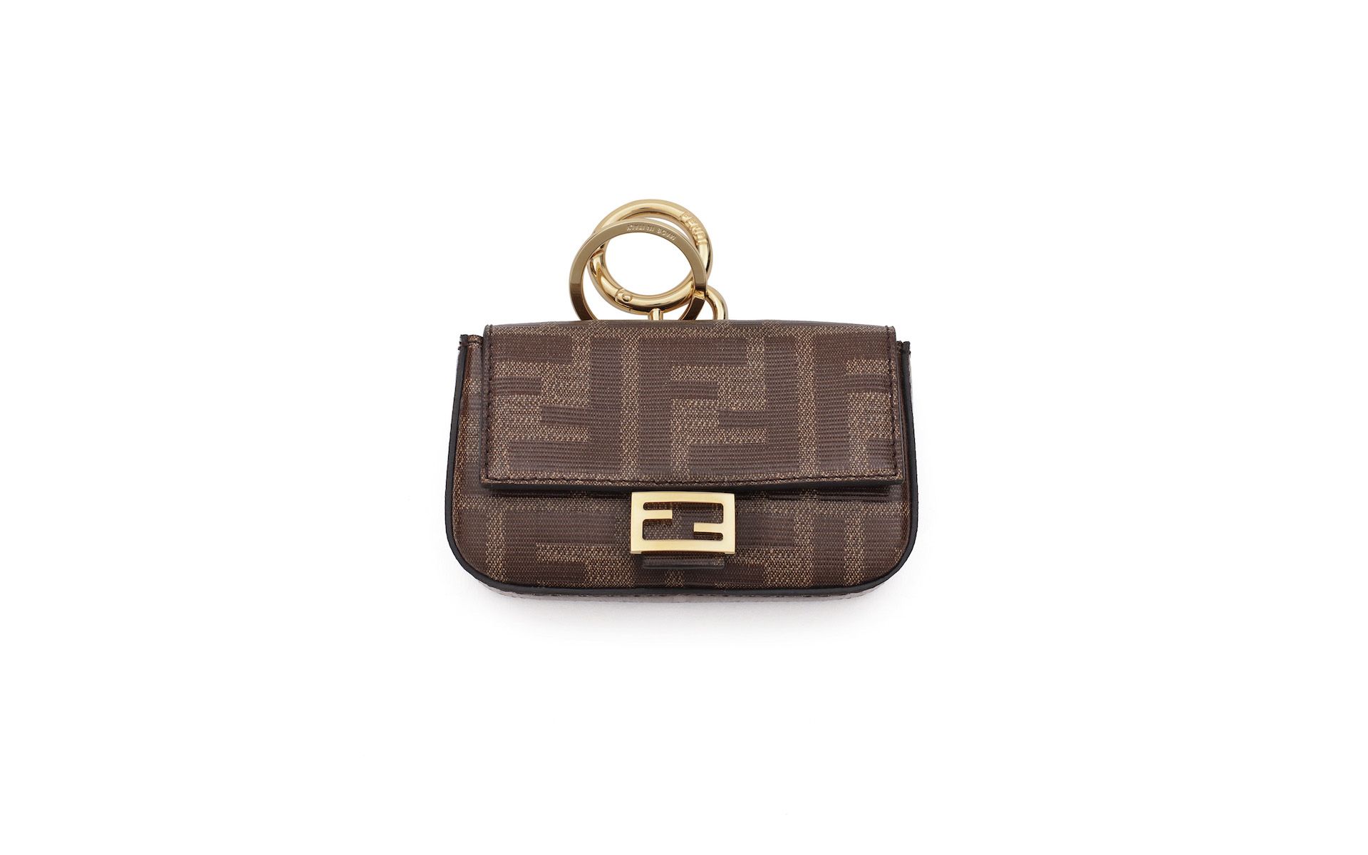Complement the seasons of fall and winter with this classic monogrammed Fendi mini bag. Photo: Courtesy of Fendi.