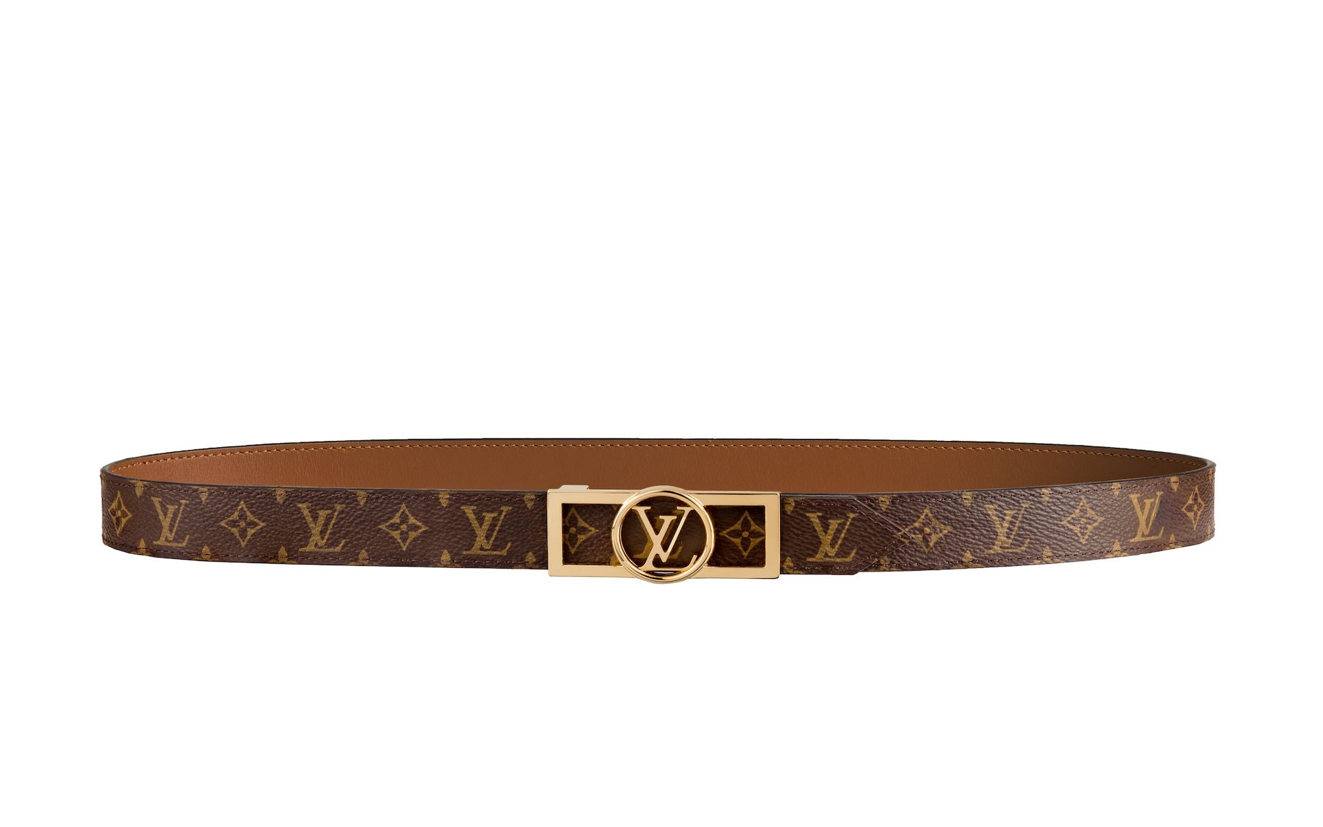 For the minimalist, zests up your day to day wear with Louis Vuitton Dauphine Belt. Photo: Courtesy of Louis Vuitton.