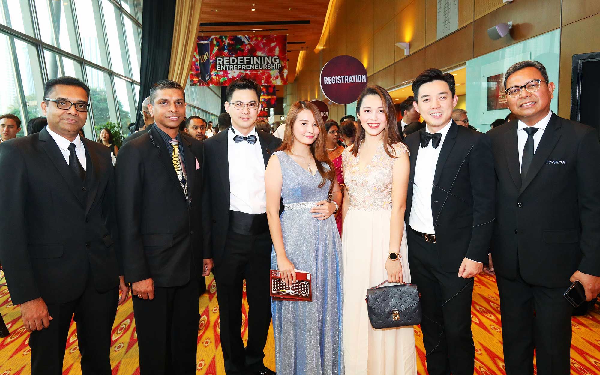 Dr Malaravan Balakrishnan, Terrence Dass, Dato’ Edwin Tan, Datin Elaine Tan, Datin Sharon Tong, Dato’ Colin Tan and Mazlan Ariffin