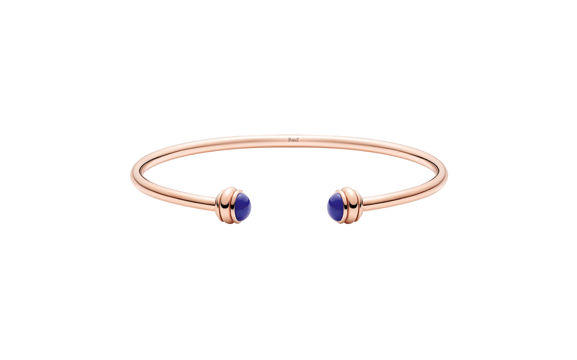 The Possession Open Bracelet by Piaget is the perfect beach getaway accessory, especially with the pop of colour. Photo: Courtesy of Piaget