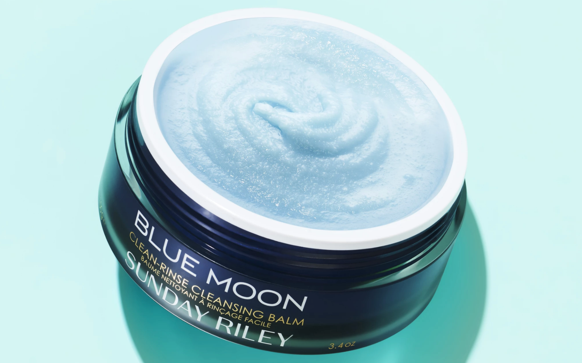 The sugar-based hydrating cleansing balm is infused with therapeutic essential oils to help calm irritated, flaky and dry skin. Photo: Courtesy of Sunday Riley