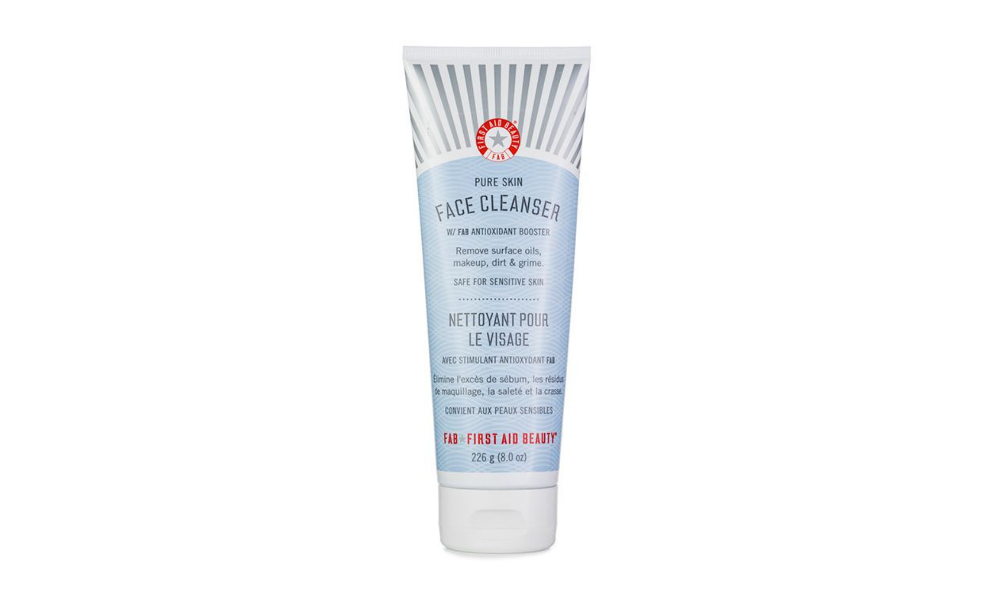 A fragrance-free, creamy cleanser that is a veritable balm for the face. Photo: Courtesy of First Aid Beauty