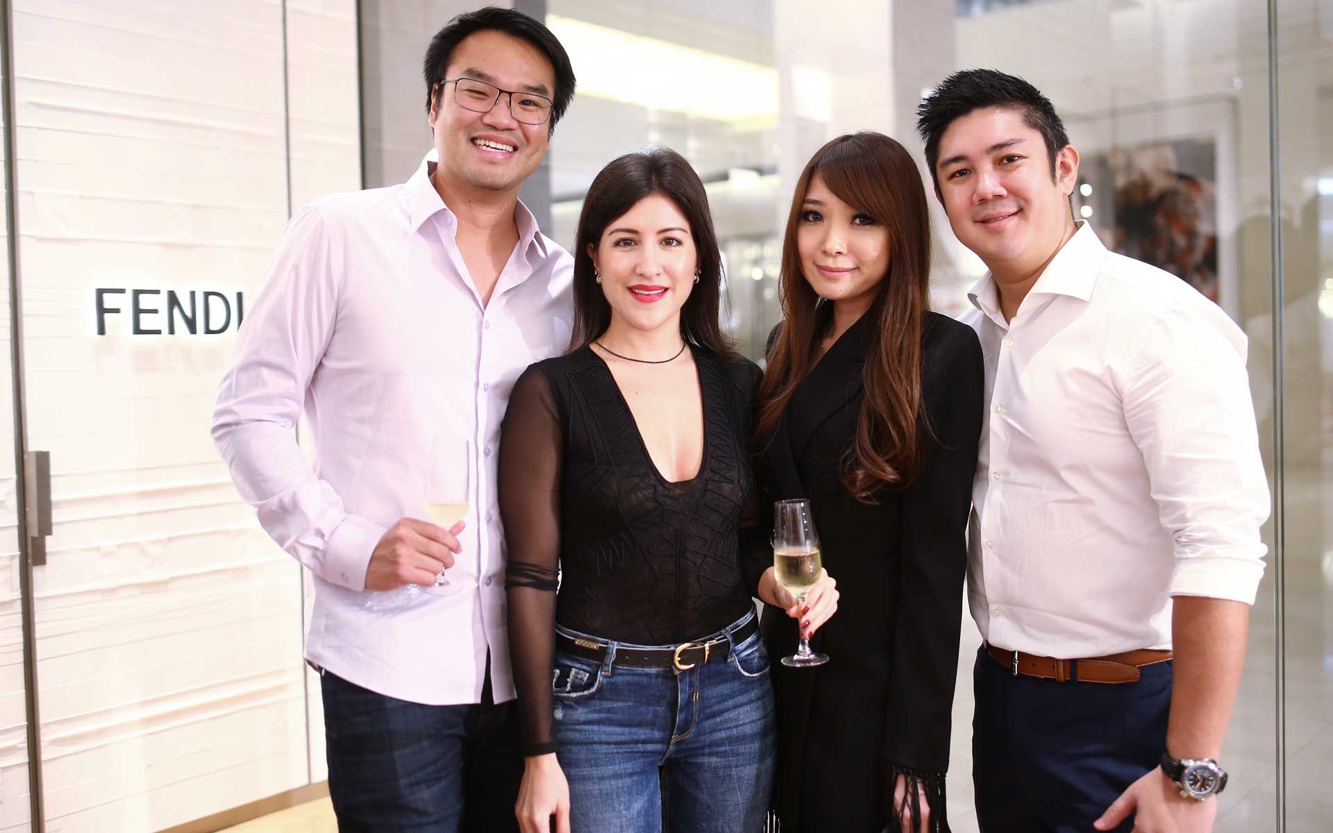 Jing Yuan Ng, Daniela Abad Ng, Melissa Lim and Christopher Tan