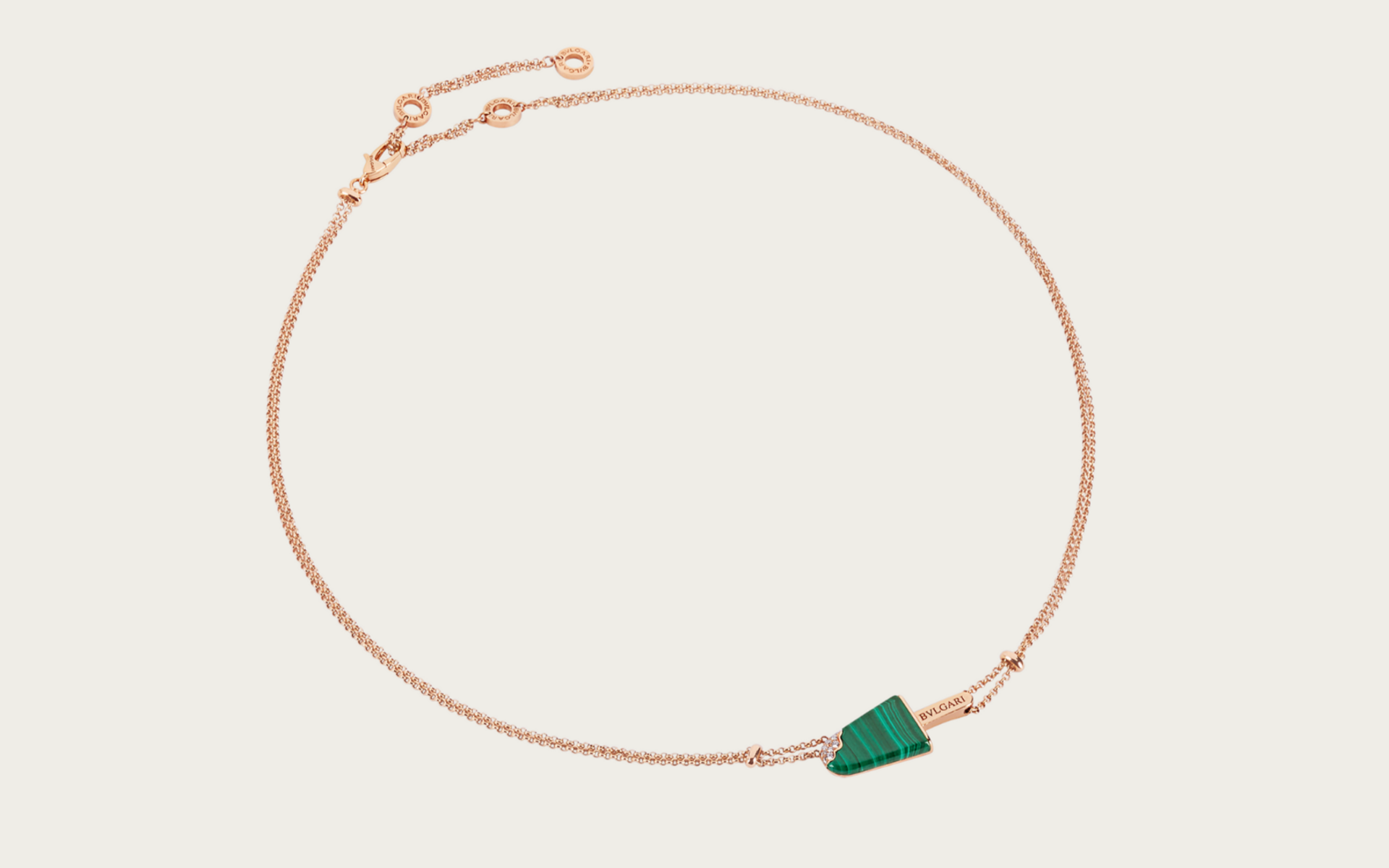 Make it summer every day with this 18k popsicle necklace from Bulgari. Photo courtesy of Bulgari