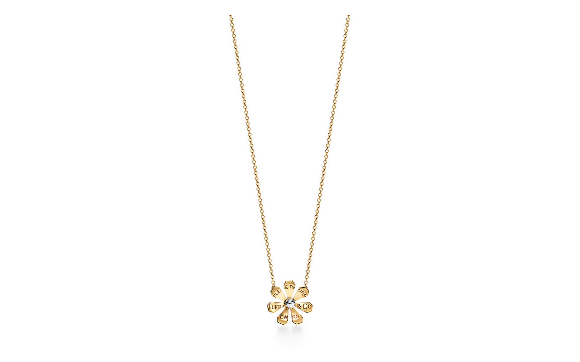 Embrace the flower power with this Tiffany & Co. necklace. Photo courtesy of Tiffany & Co.