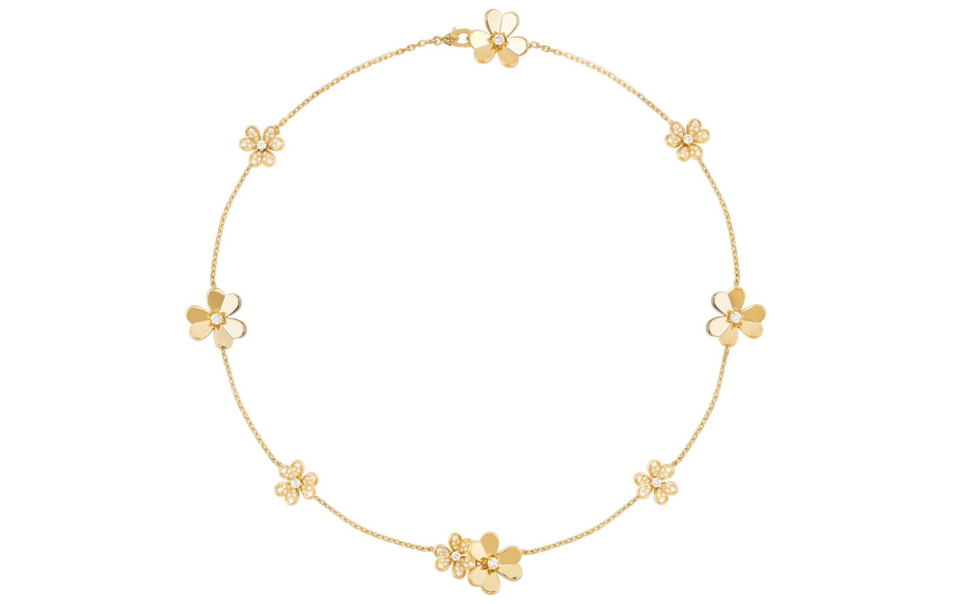 Step into a flower field with this intricate piece from Van Cleef & Arpels. Photo courtesy of Van Cleef & Arpels