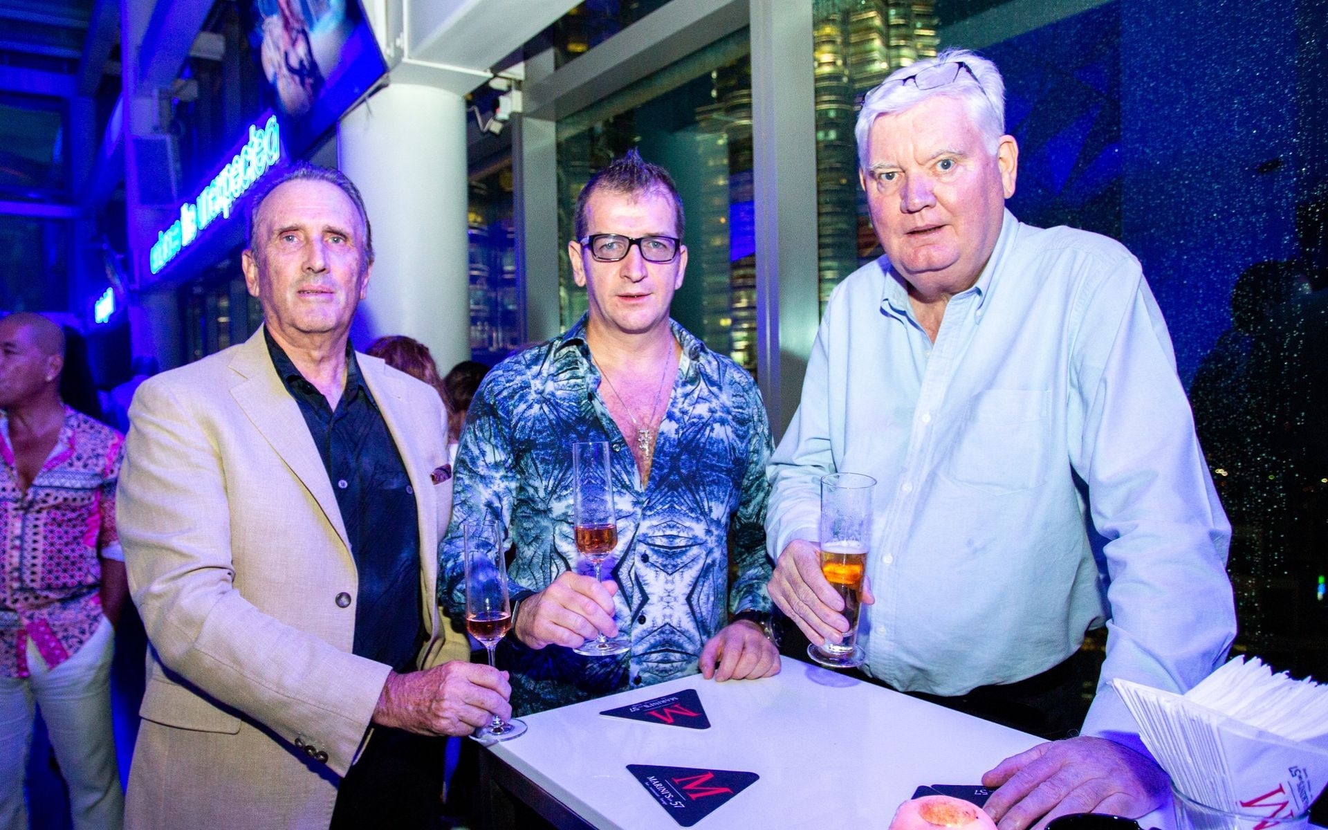 Alfredo Pangrazzi, Modesto Marini and Dato’ John Coyle