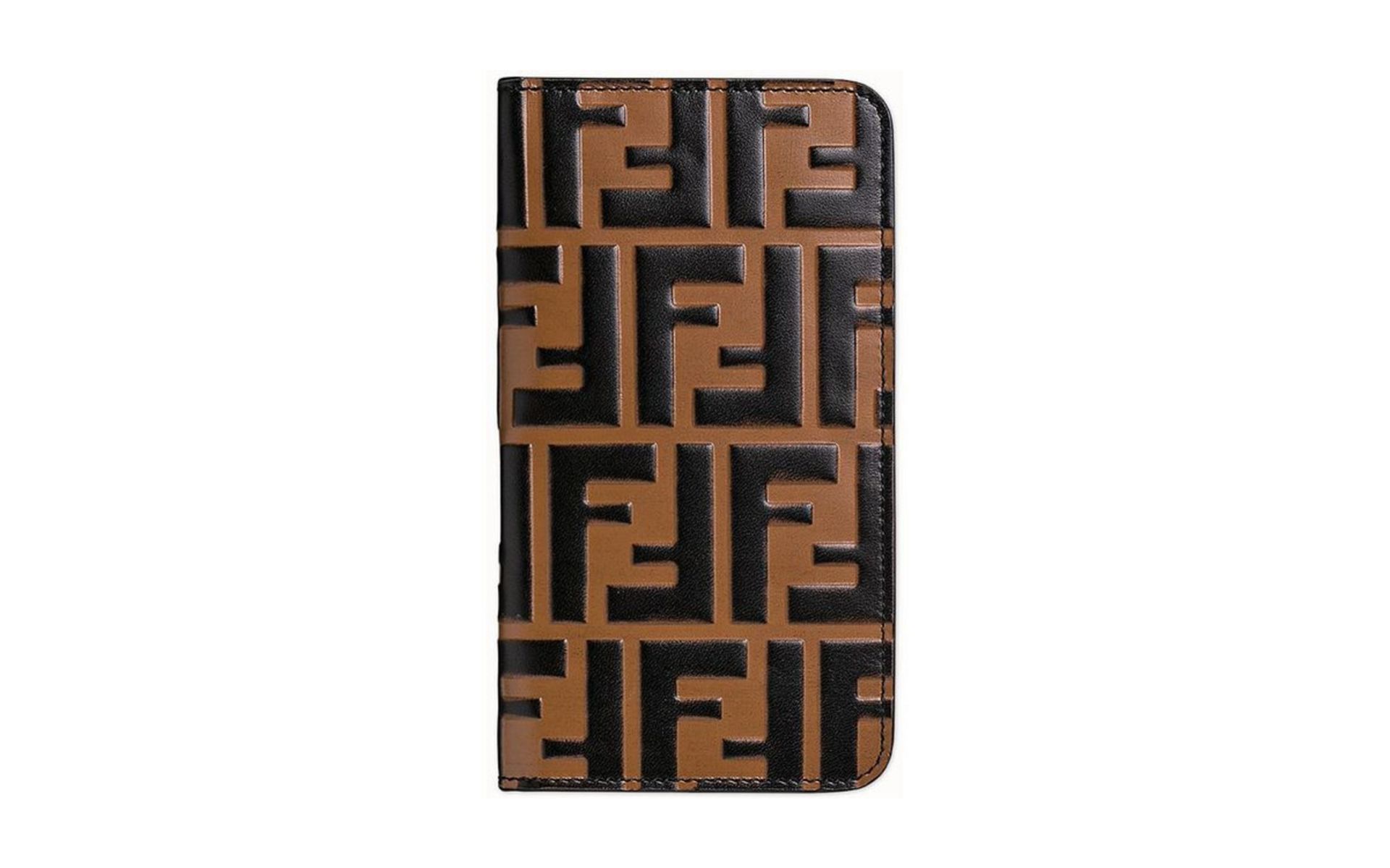 This monogrammed Fendi case comes with the added security of a cover for your screen. (Photo: Fendi)