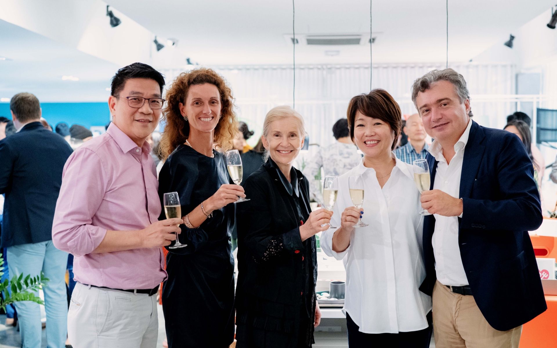 Louis Voon, Martha Ritmonio, HE Andrea Reichlin, Patricia Mok and Andrea Bonardi