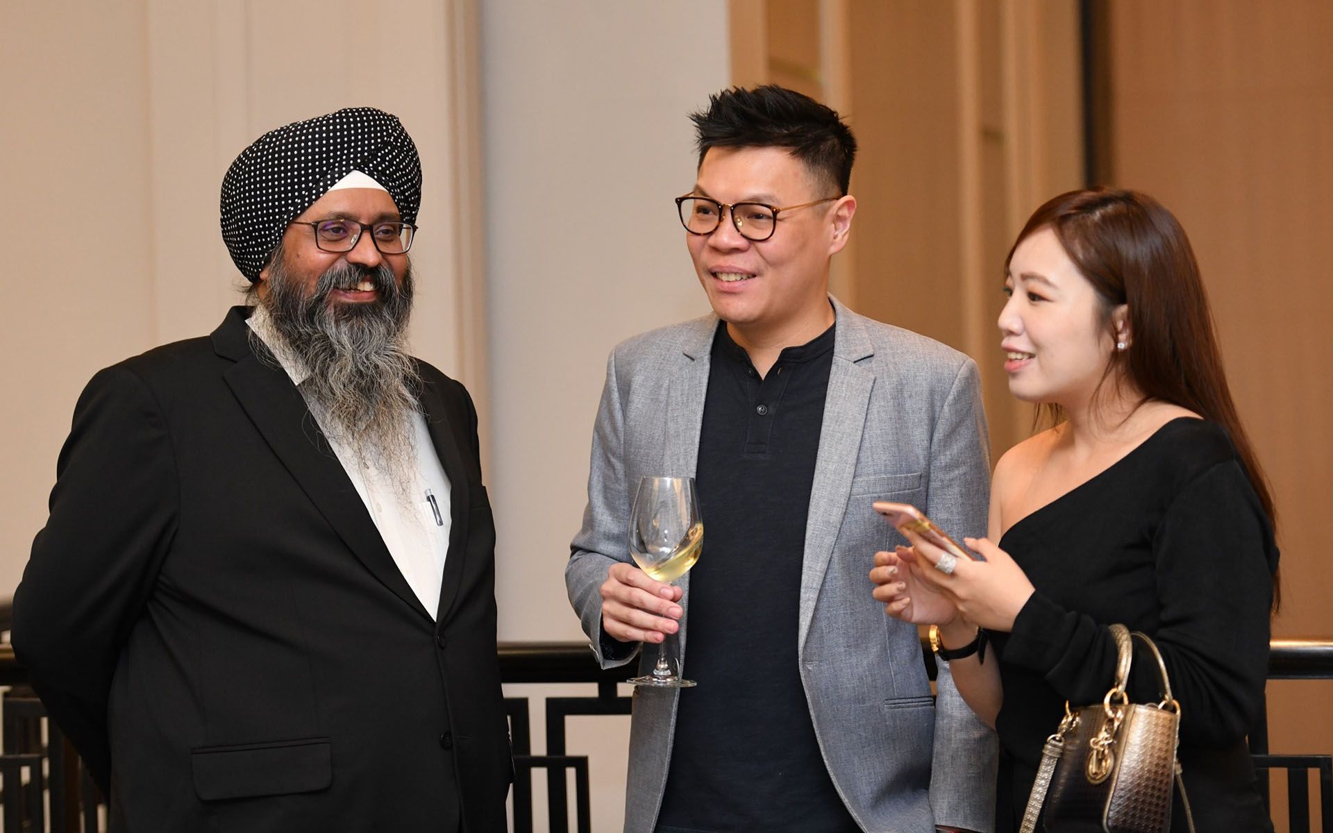 Khushvinder Singh, Tan J Sern and Hsin Ye.