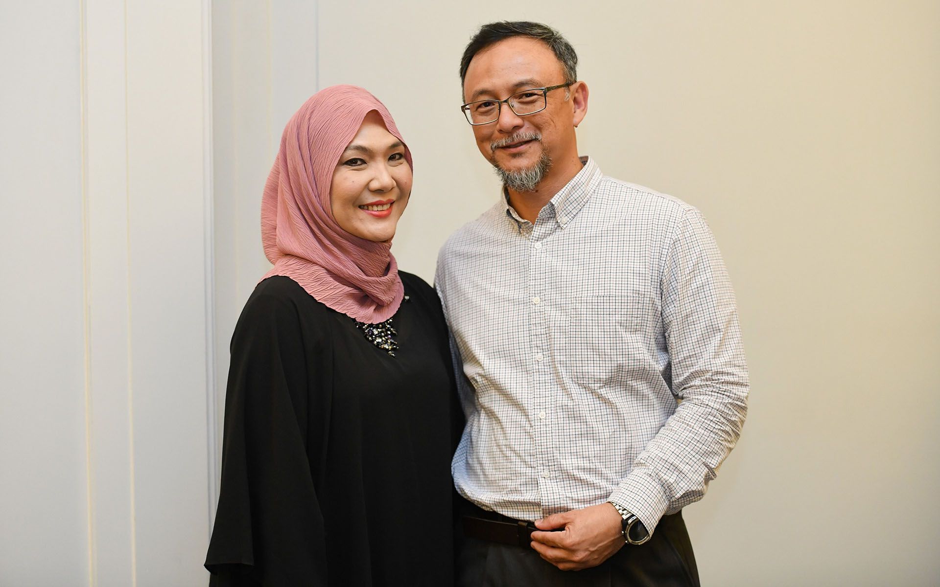 Emilia Rosemera and Abdul Jamal Ismail.
