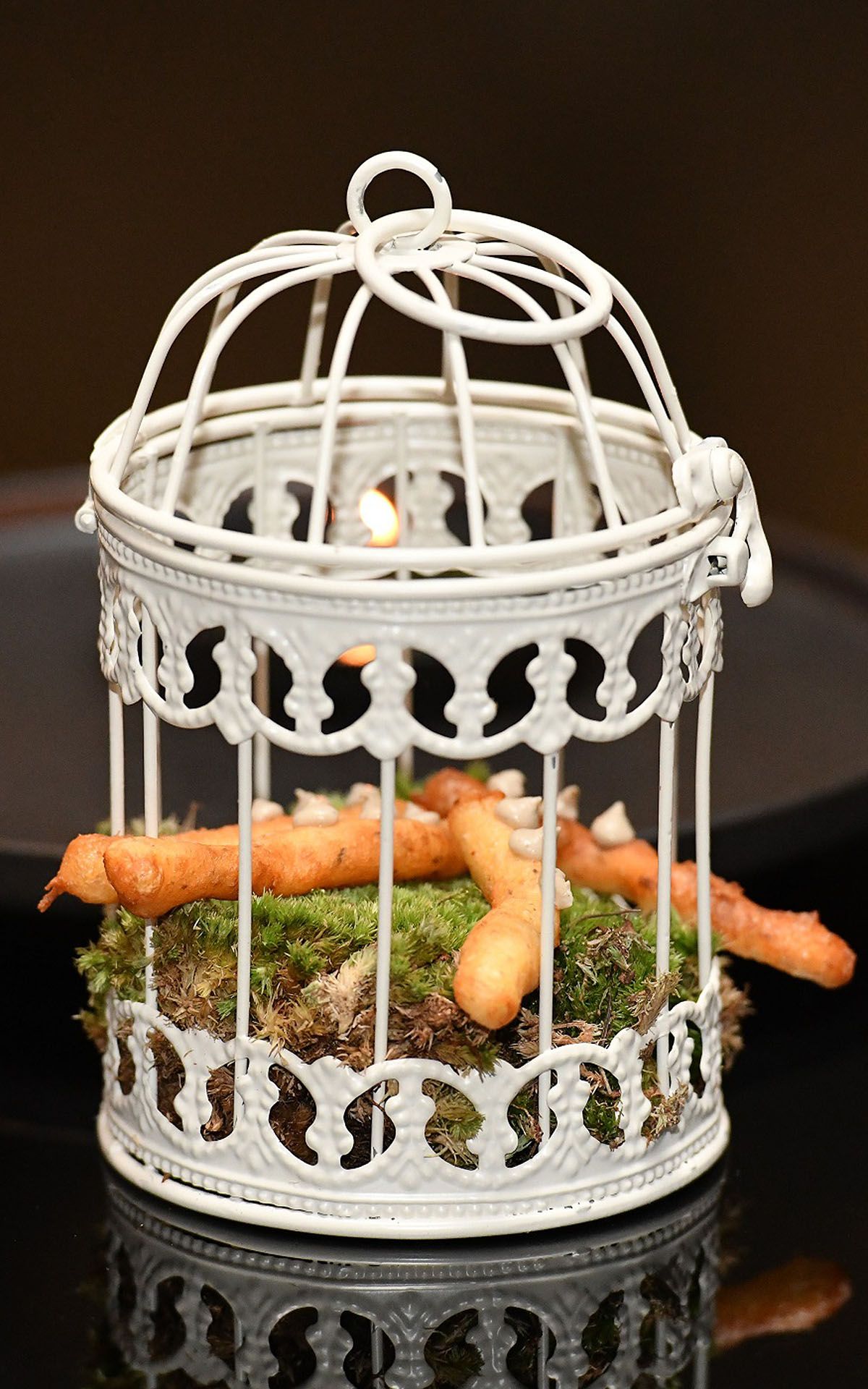 Telling Pokey Pies: Chef Robinson alludes to the scene in Pinocchio whereby the boy-puppet's lies caused his nose to grow beyond the confines of his cage.