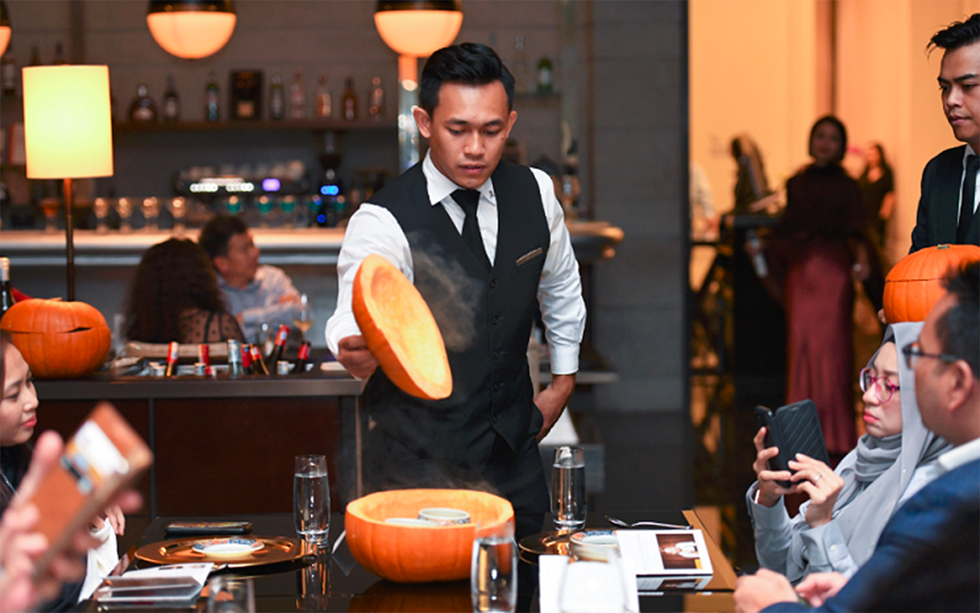Bippity Boppity Boo: A pumpkin dish inspired by Cinderella’s coach.