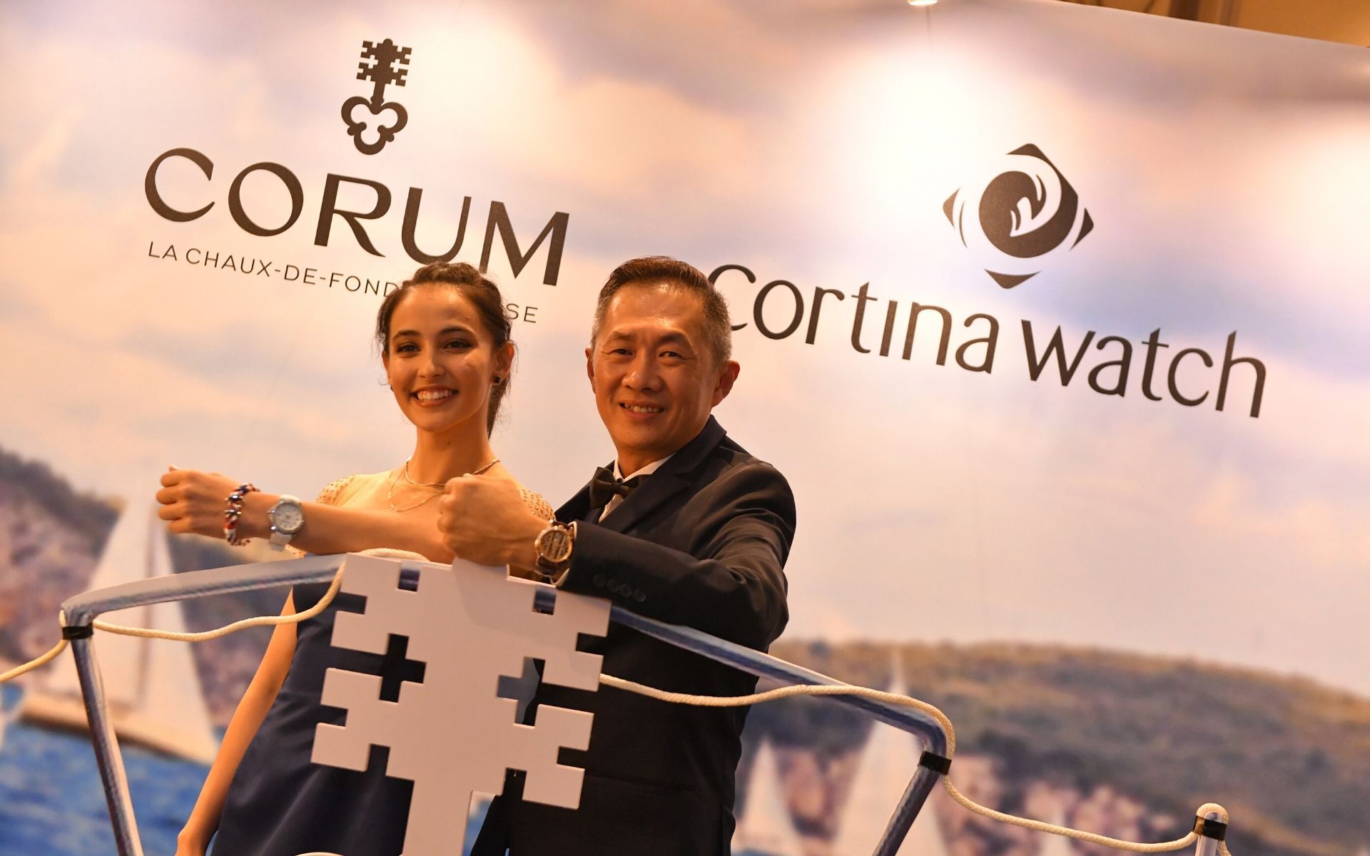 Farah Ann and Chris Wan