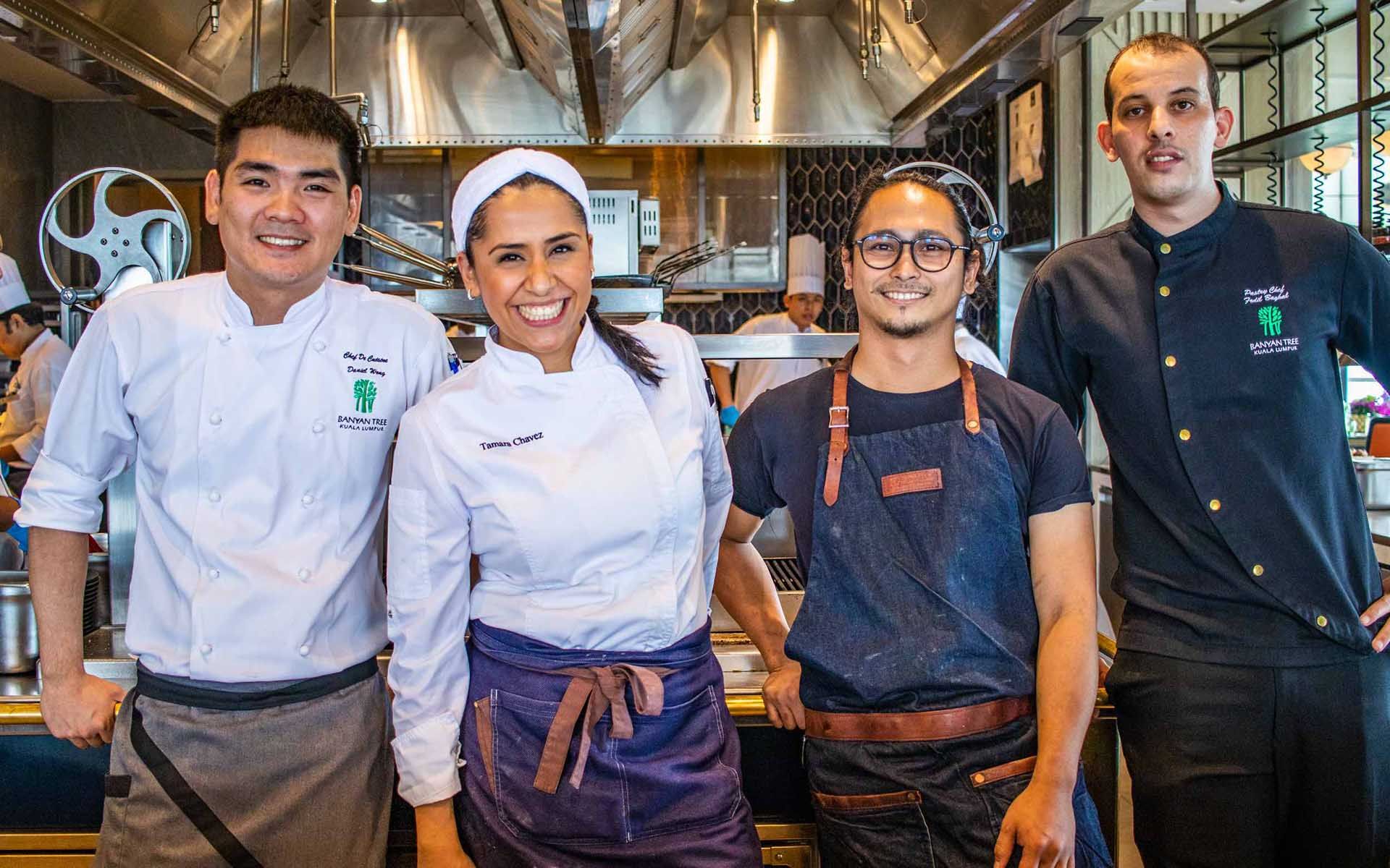 Daniel Wong, Tamara Chavez, Kurt Sombrero and Fodil Baghal