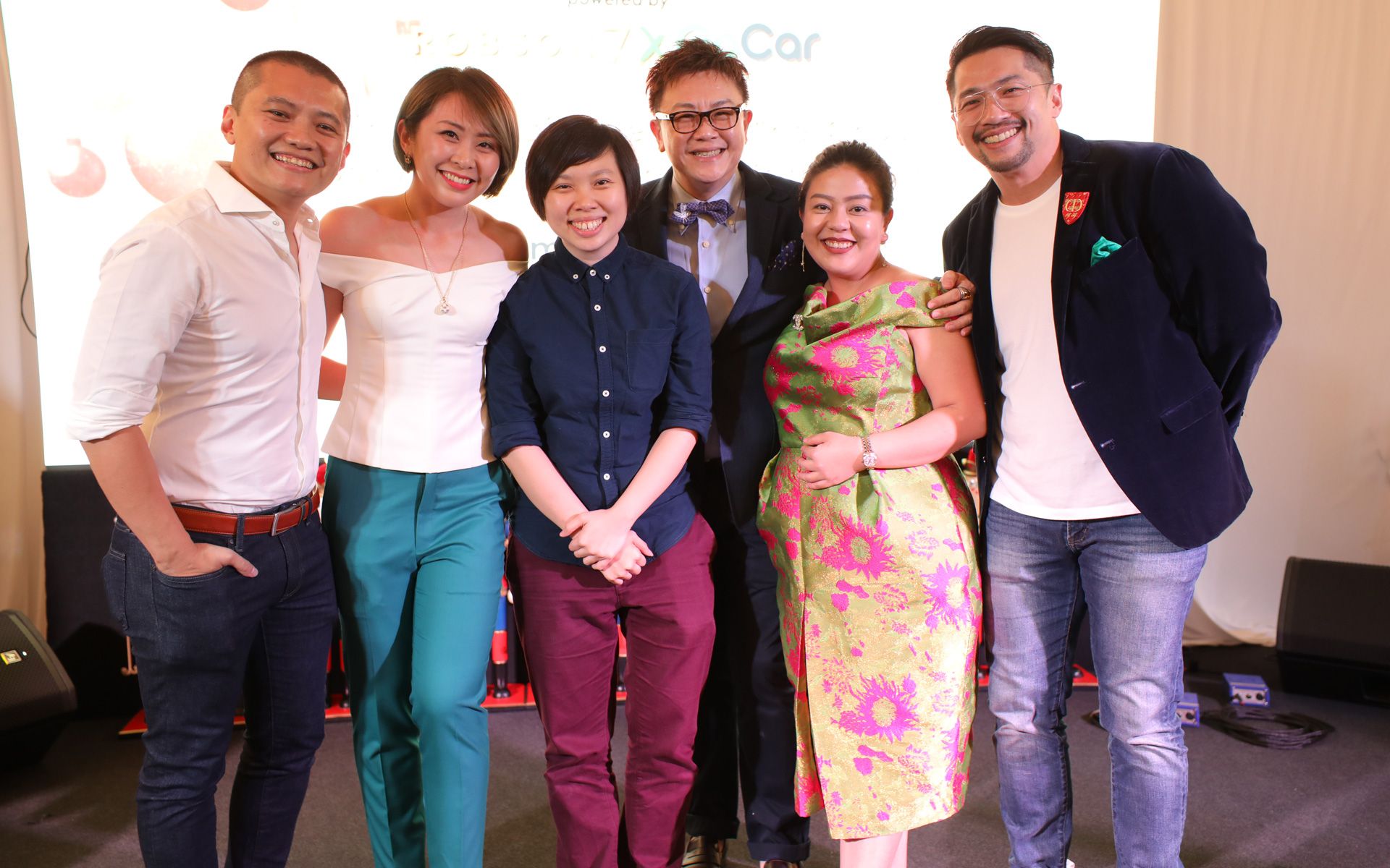 Alan Cheah, Lim Ai San, Kim Lim, Peter Lum, Tan Yih Ling and Cyrus Chin