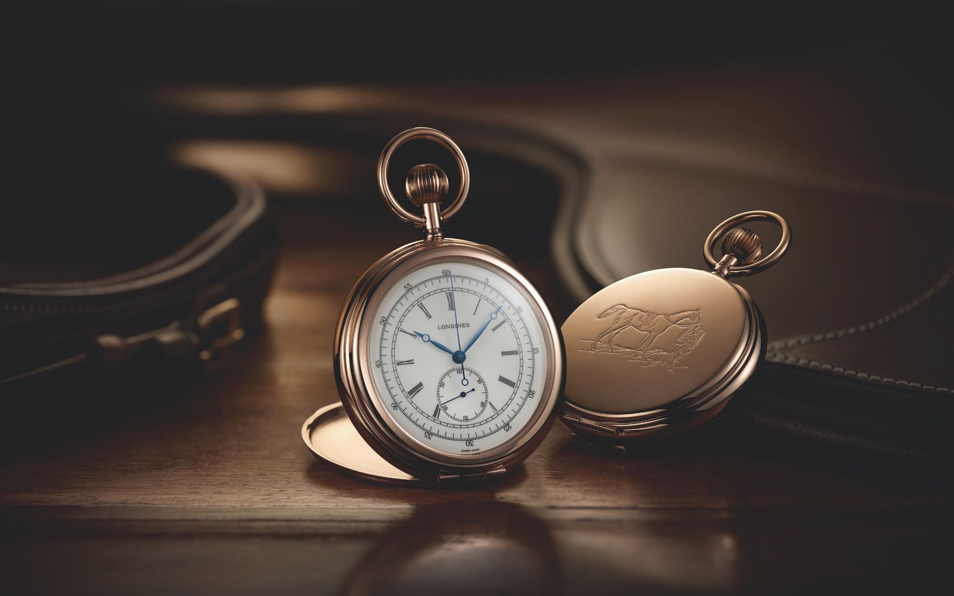 Longines Reinterprets 8 Early Pocket Watches Engraved With Equestrian Motifs