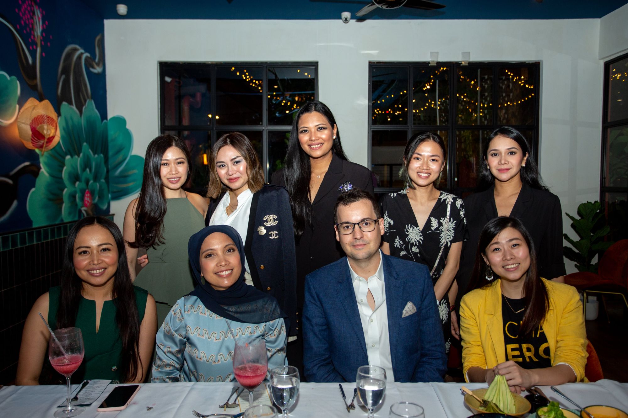 Clockwise from top left: Lim May Shen, Jenn Low, Zaida Ibrahim, Swee Lin, Ivanna Salehuddin, Dahlia Nadhira, Nurul Zulkifli, Lee Williamson, and Suzanne Ling