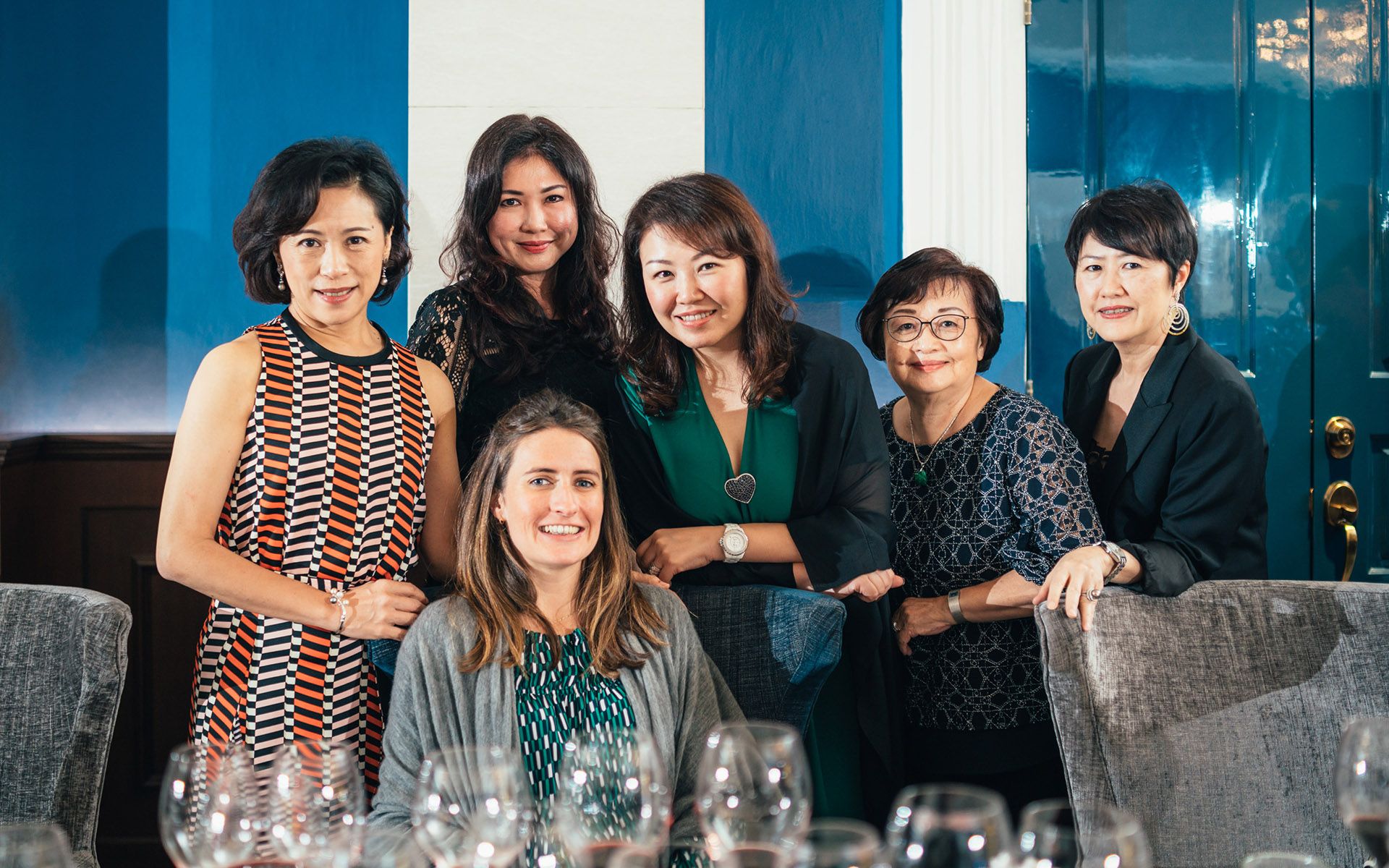 Datin Jessica H’ng, Justine Tesseron, Michele Lim, Datin Karen H’ng, Helen Pang and Datin Amy Teh