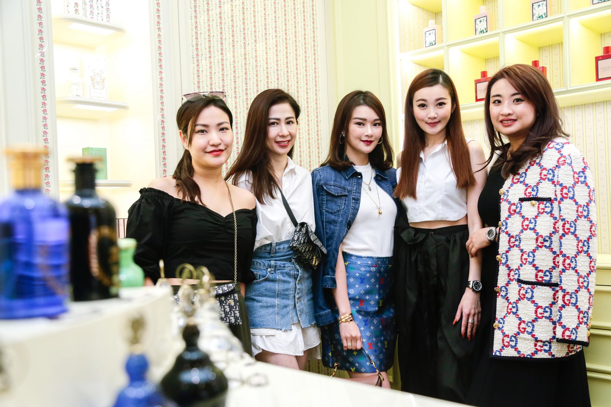 Li Ping, Datin Kim Isabelle, Datin Sri Eannes Chop, Datin Franklene Choong and Sandy Tan