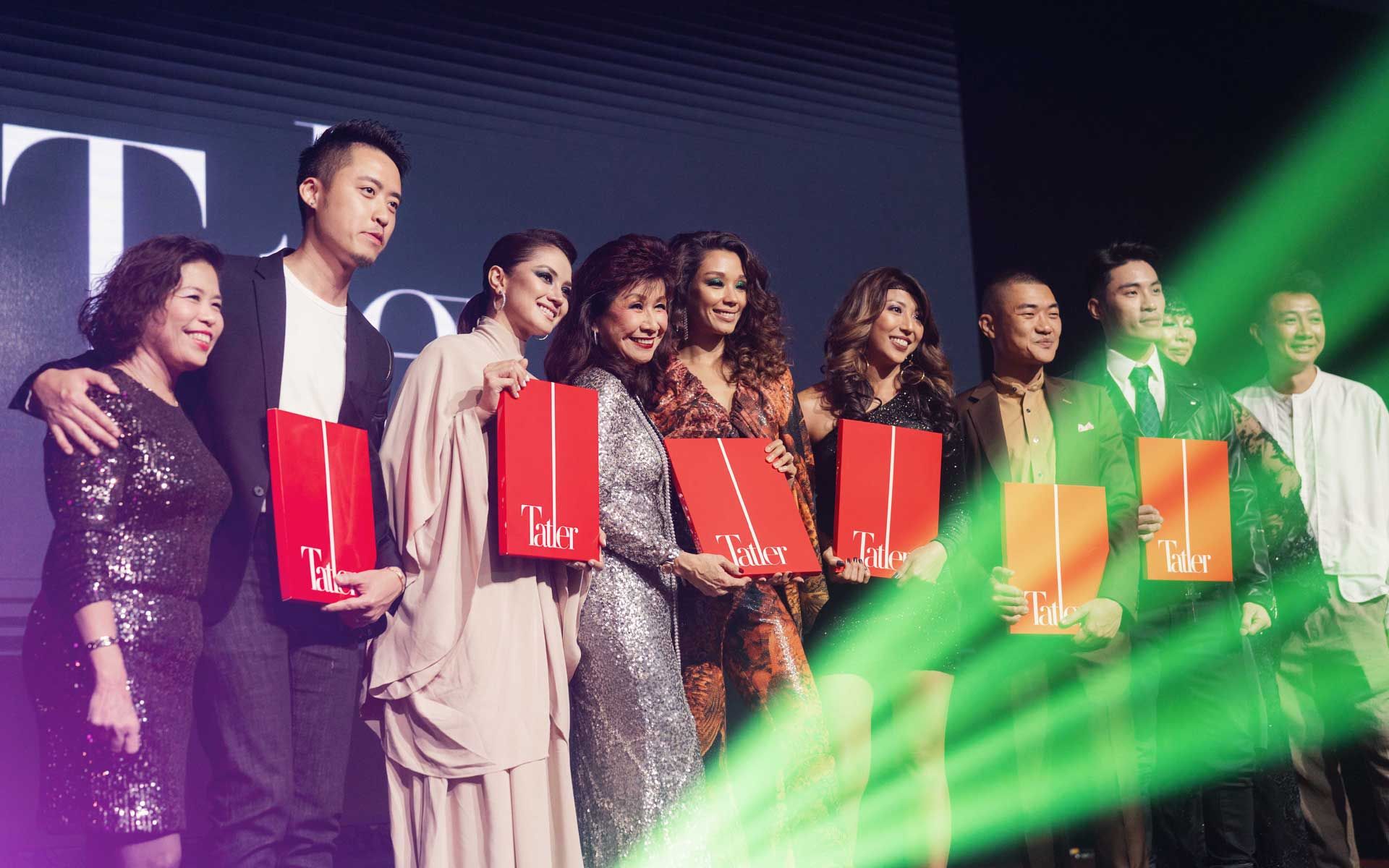 On stage with the influential Malaysians featured in Tatler Asia's list of movers and shakers from around Asia.