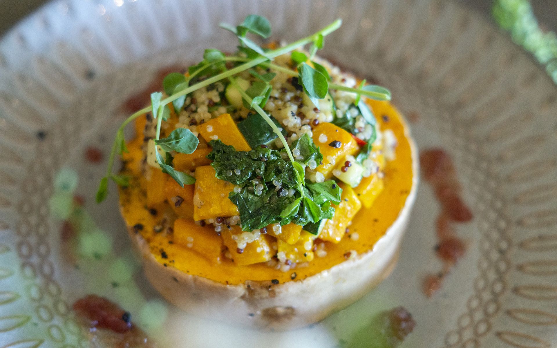Roasted Butternut Pumpkin | Quinoa | Kale | Capsicum | Cranberry Sauce