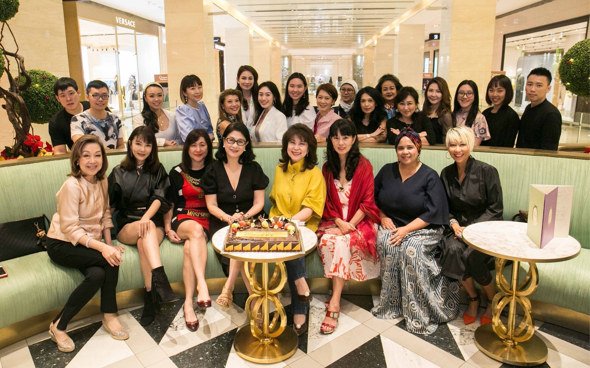 Guests at the afternoon tea
