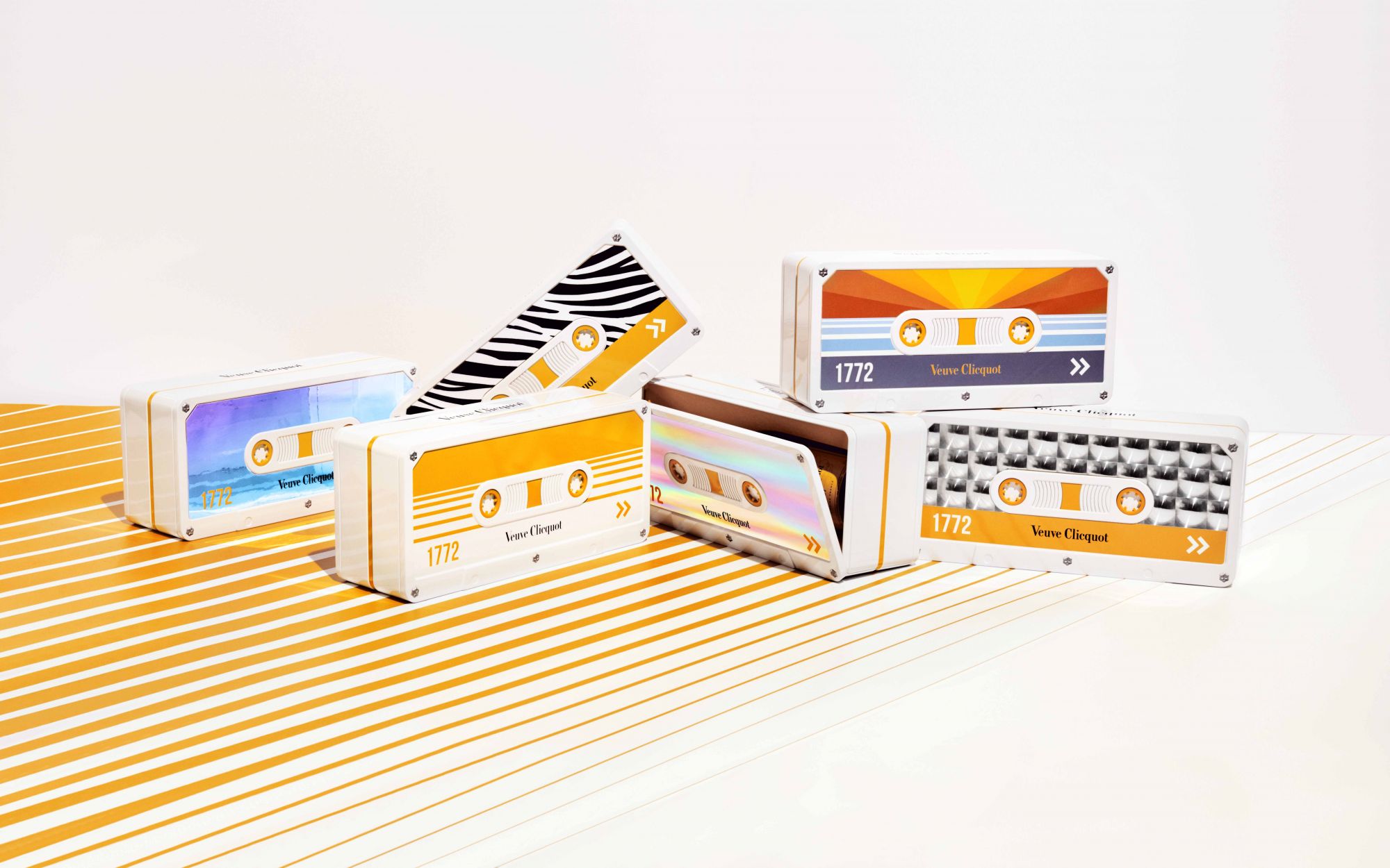 Veuve Clicquot Goes Retro: Limited Edition Cases Inspired By Cassette Tapes