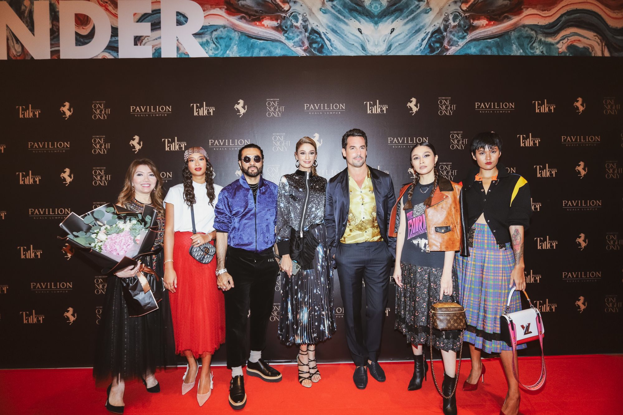 Tatler Malaysia's Most Stylish (from left): Lee Jim Leng, Ally Mukhriz, Dato' Bernard Chandran, Kavita Sidhu, Roberto Guiati, Scha Alyahya, and Alicia Amin