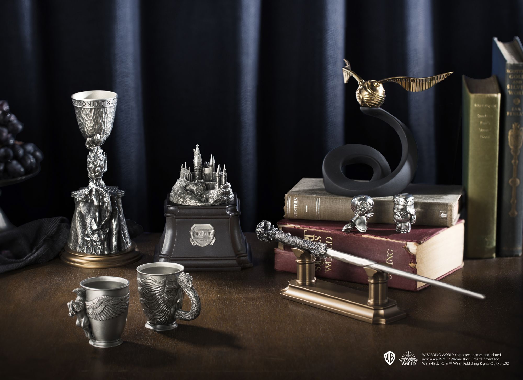 Pewter collectibles from the Wizarding World of Harry Potter (Photo: Royal Selangor)