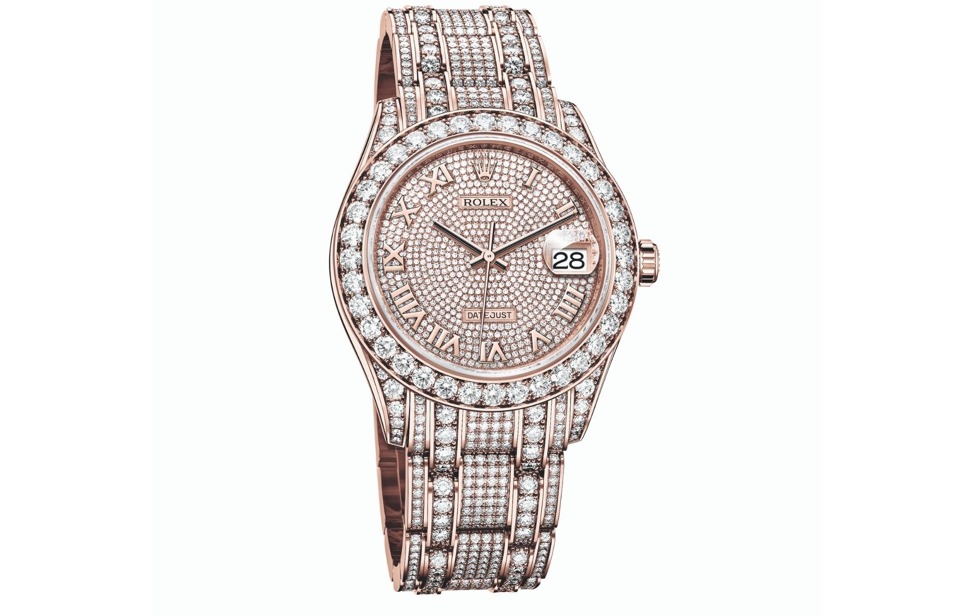 Rolex Oyster Perpetual Pearlmaster 39 in 18k Everose gold set with diamonds (Photo: Rolex)