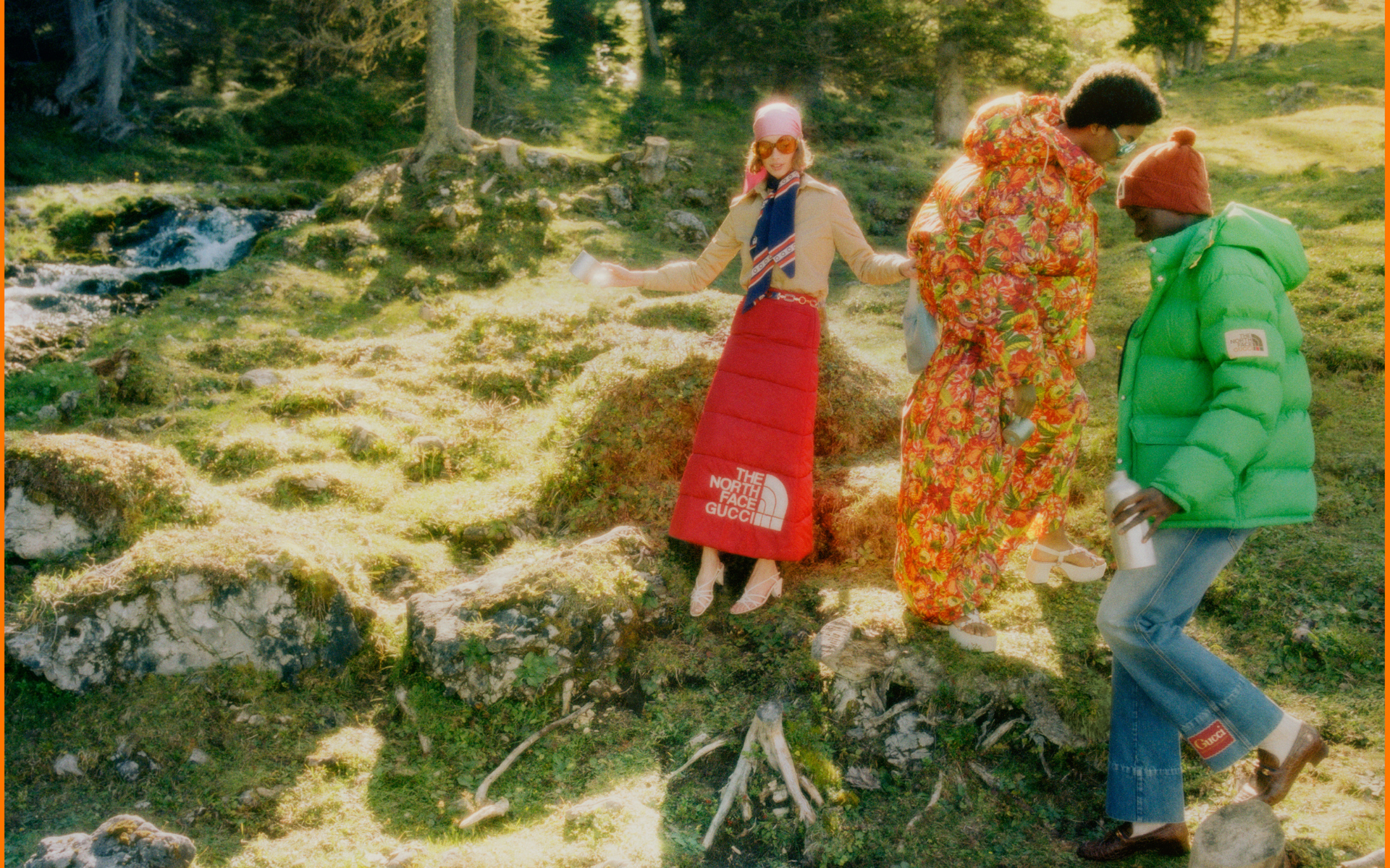 Gucci Ventures Into The Great Outdoors With The North Face