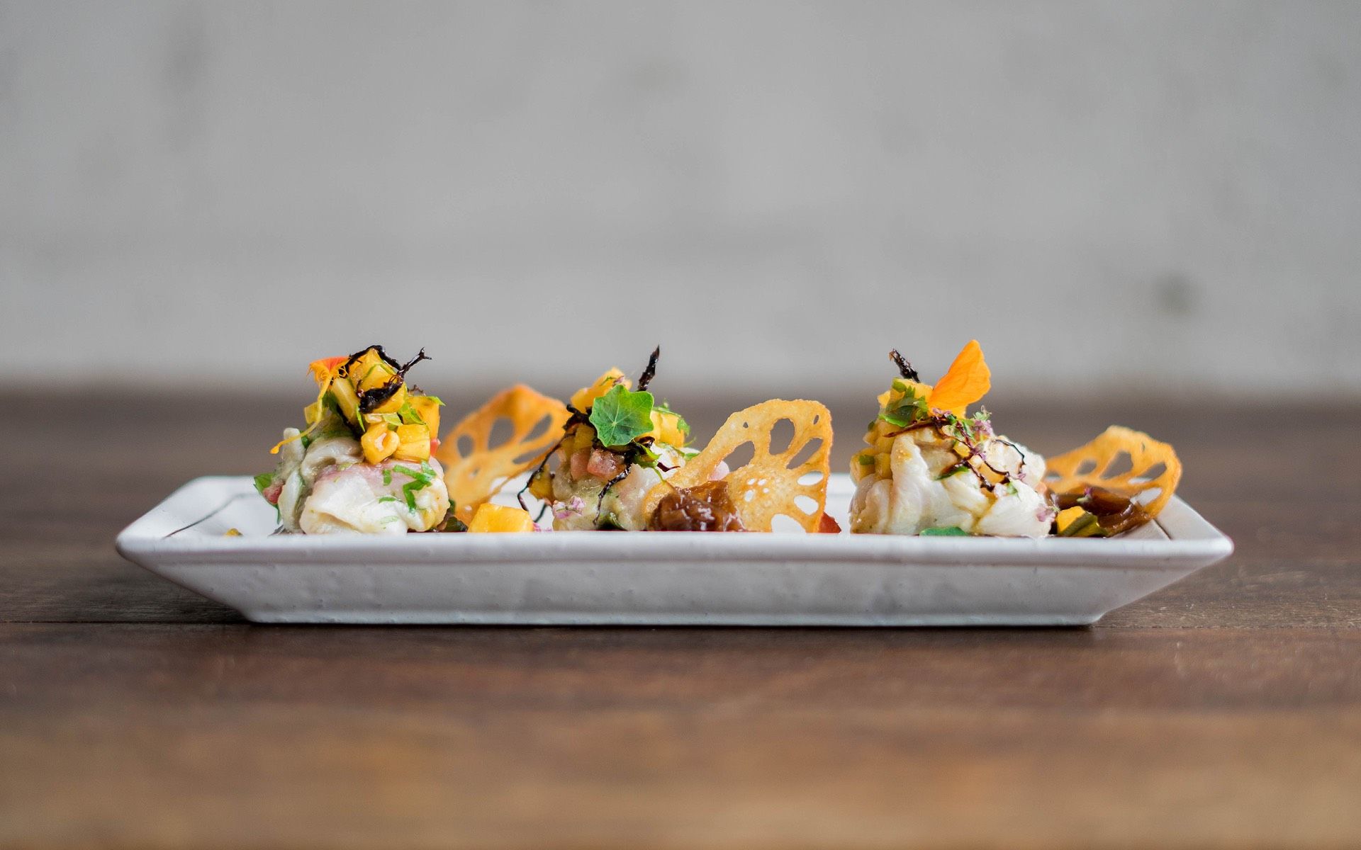 Malabar Snapper Ceviche at Fuego (Photo: Troika Sky Dining)