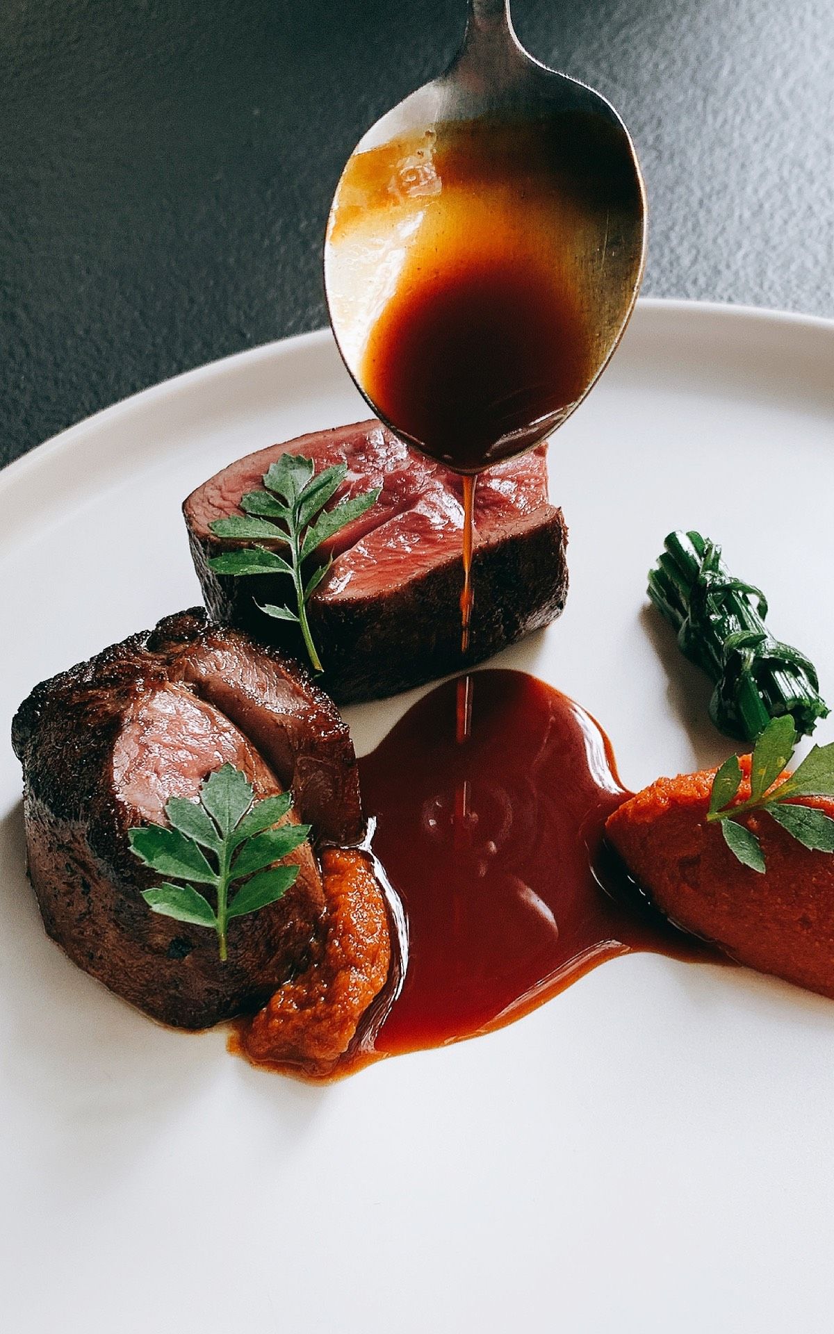 Red meat course (Photo: Skillet At 163)