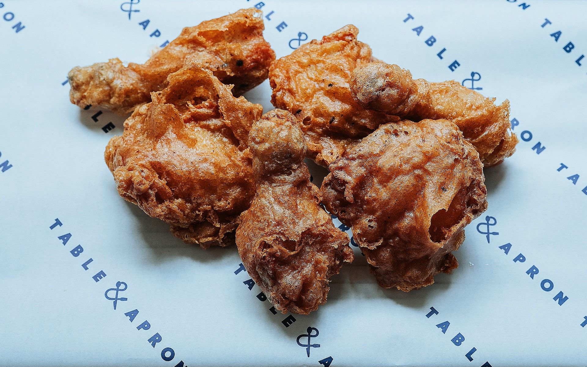 An 'audible' dish, the buckwheat fried chicken is peerless (Photo: Table & Apron)