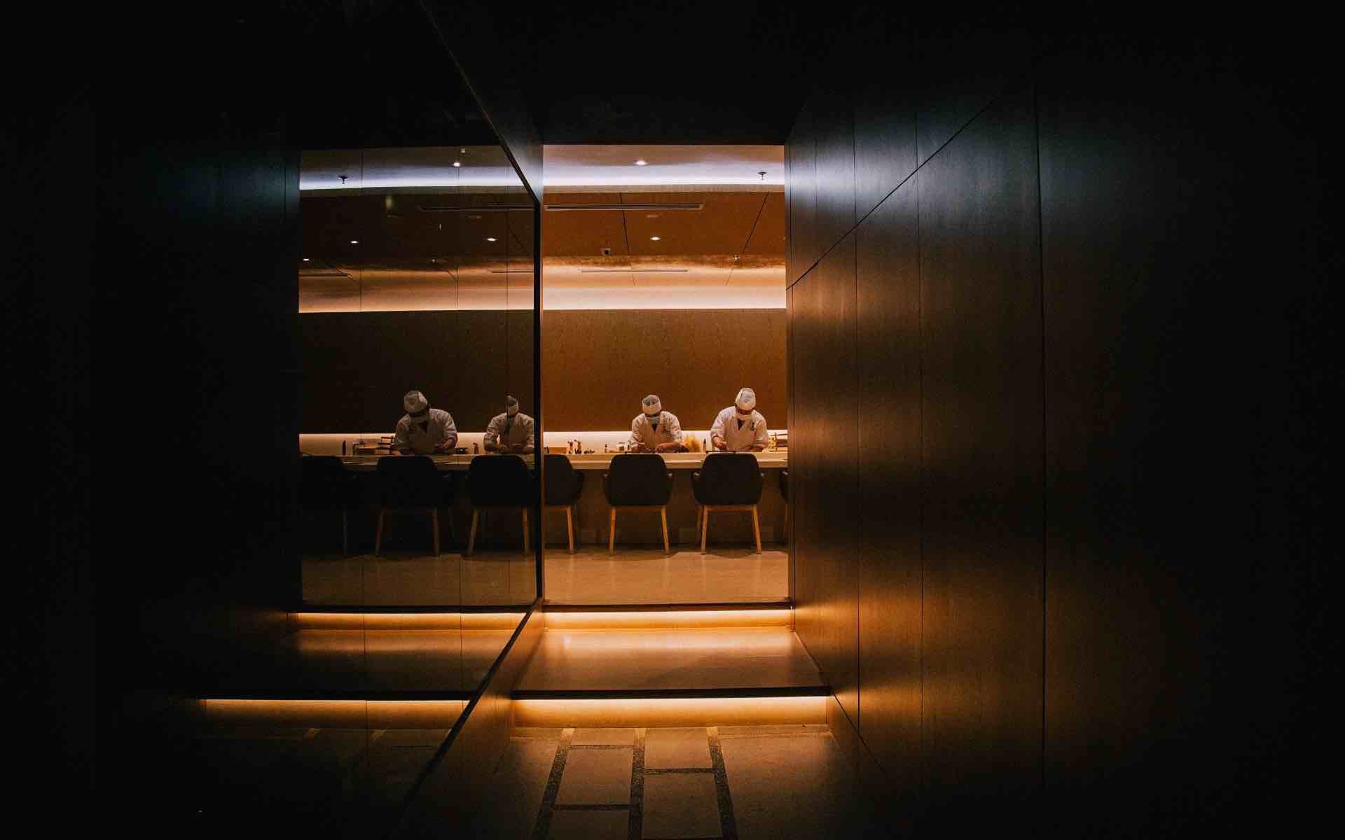 Sushi Hara's entrance is marked by mystery and suspense (Photo: Khairul Imran / Tatler Malaysia)