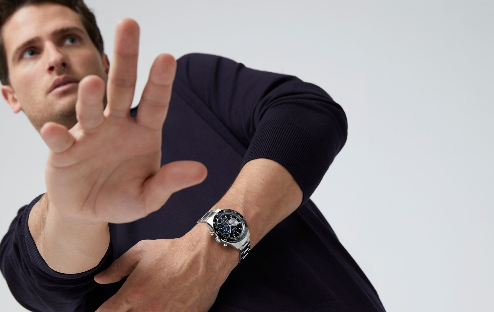 A model wearing Zenith Chronomaster Sport (Photo: Zenith)