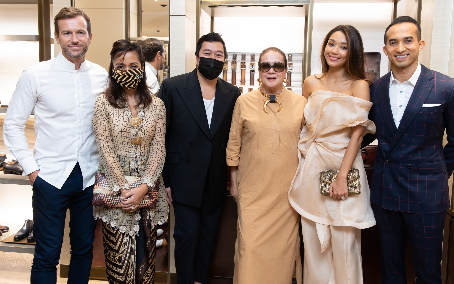 Dato Setia Aubry Mennesson, YM Tengku Zatashah Idris, Ferhat Nazri Aziz, Kathy Lam, Marion Caunter and SM Nasimuddin