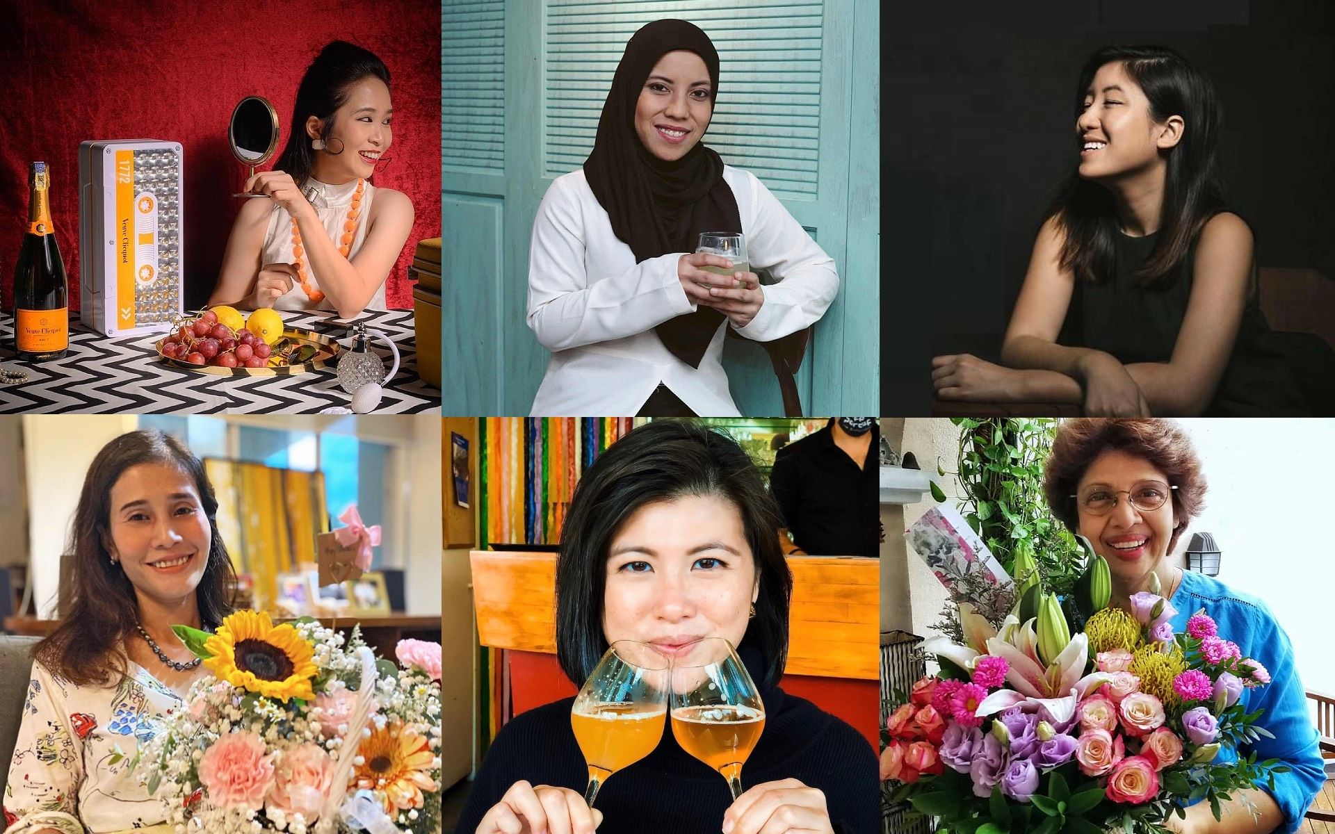 Clockwise from top left: @ euniceeunny, @zeehanzahari, @trishates, @chefmelbanunis, @3iling and @sitikader