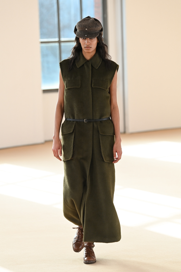 This heritage English hunting look has been given a Max Mara twist