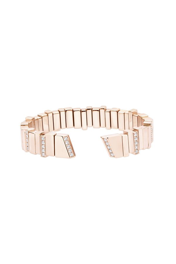 Dior impresses with this Gem Dior pink gold bracelet set with diamonds, perfect for date night (Photo: Dior)