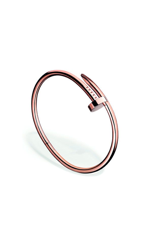 Cartier's timeless and gender-neutral pink gold Juste un Clou bracelet is for those who like their jewellery edgy yet elegant (Photo: Cartier)