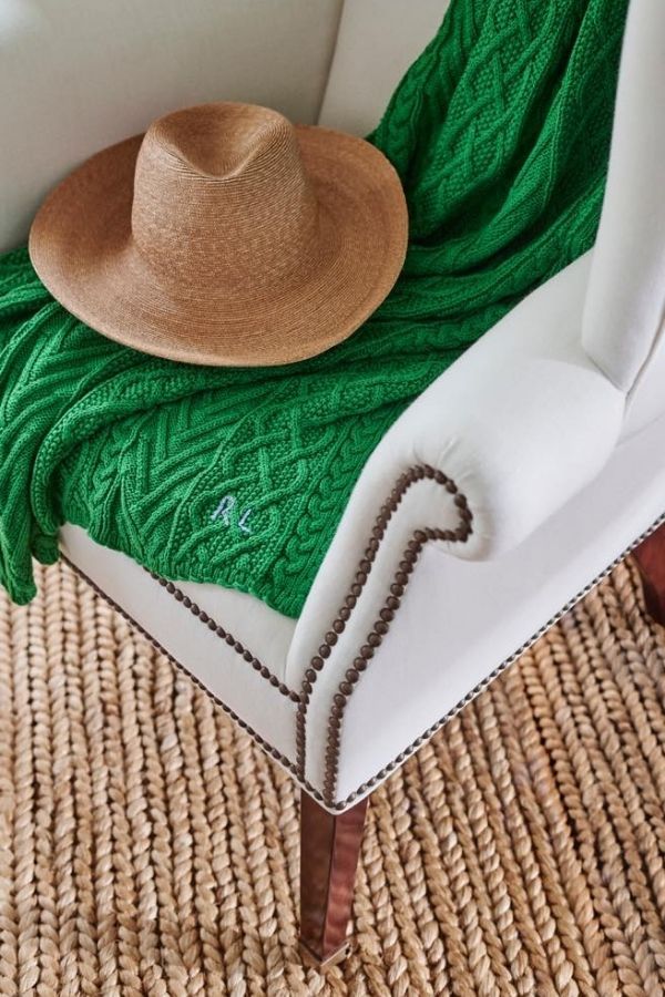 Ralph Lauren Home's Summer Hill collection refuses to play it safe, sporting bright colours in throw blankets, bedding, duvets and arm-covers (Photo: Ralph Lauren Home)