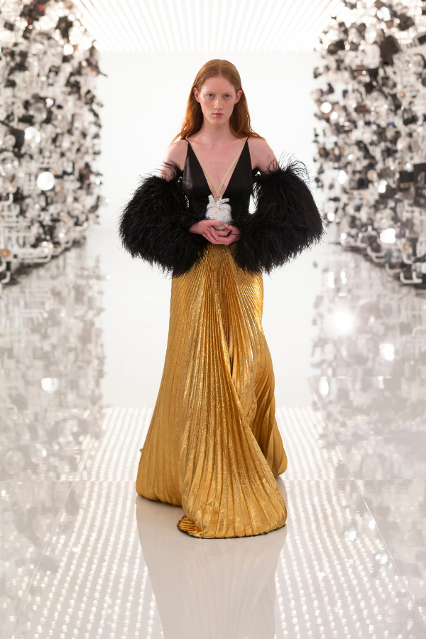 The Gucci Aria show closed with this dreamy number