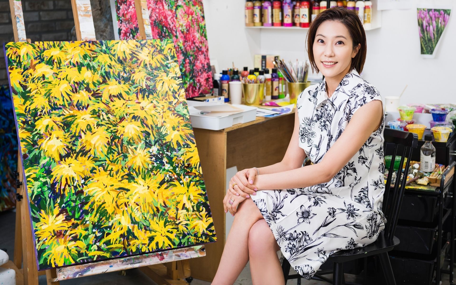Salvatore Ferragamo Partners With Korean Artist Boree Hur On Tuscan Wildflowers Campaign