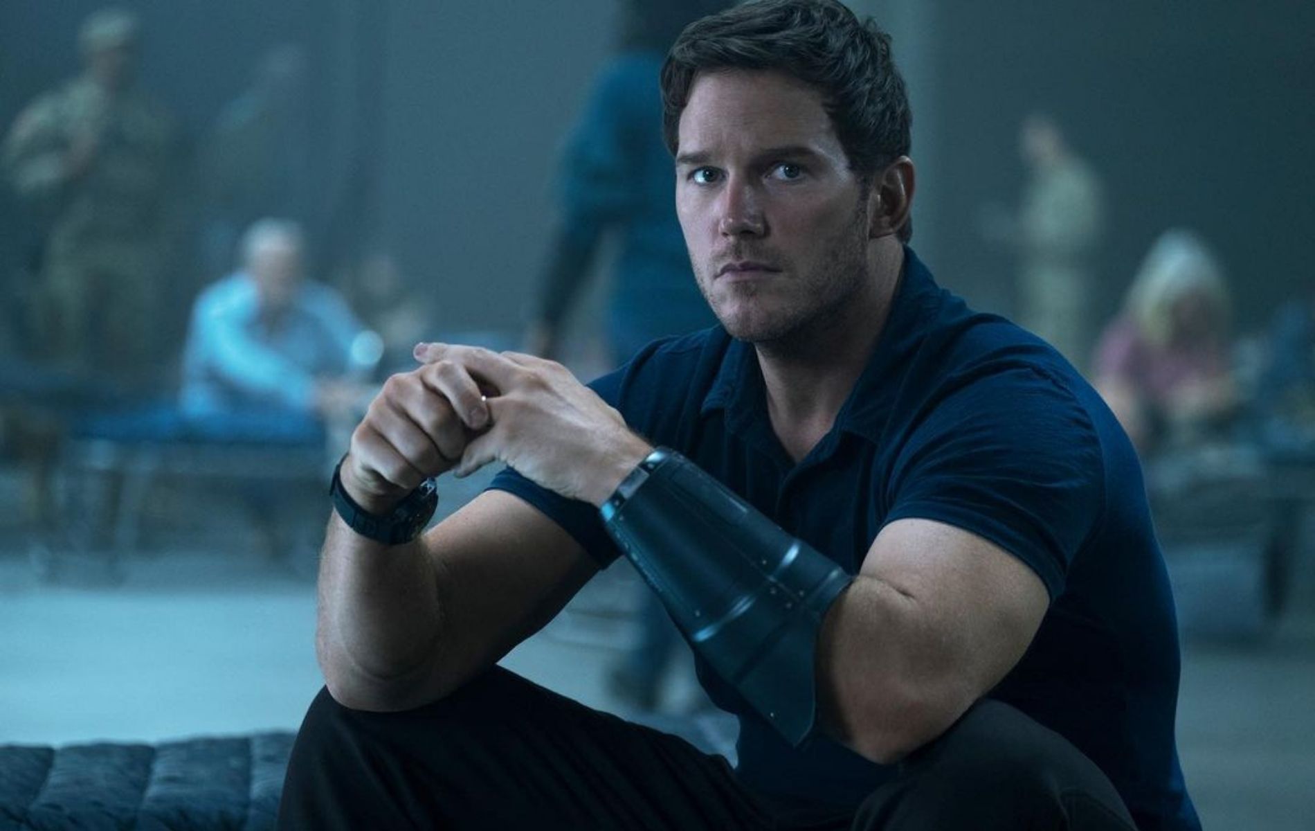 Chris Pratt as high school teacher turned soldier Dan Forester (Photo: @thtomorrowwar/Instagram)